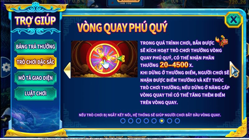 Cơ chế thưởng hấp dẫn trong game bắn cá Long Vương