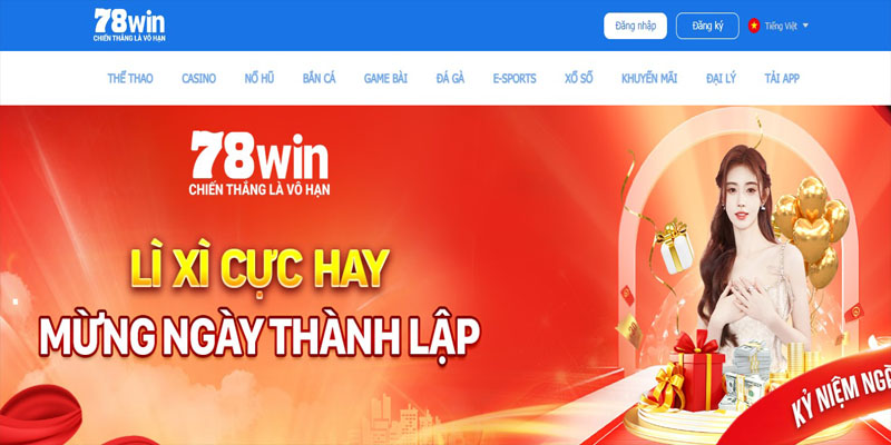 Đăng nhập 78win chi tiết